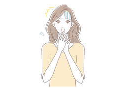 worry aboutのイラスト